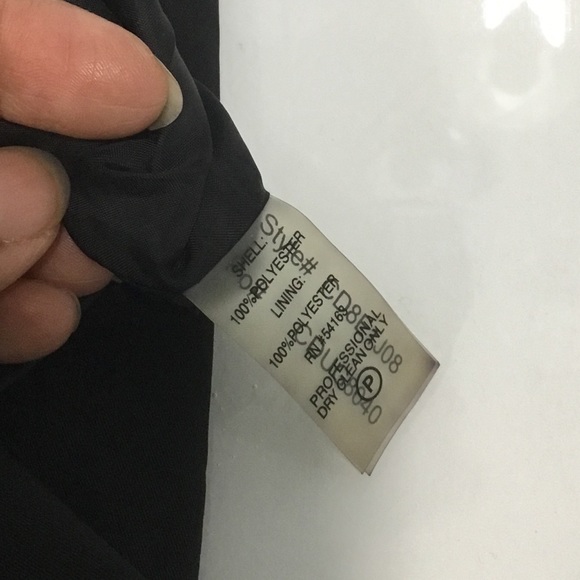 Calvin Klein Buckled Sheath Black Midi Dress - Picture 13 of 17